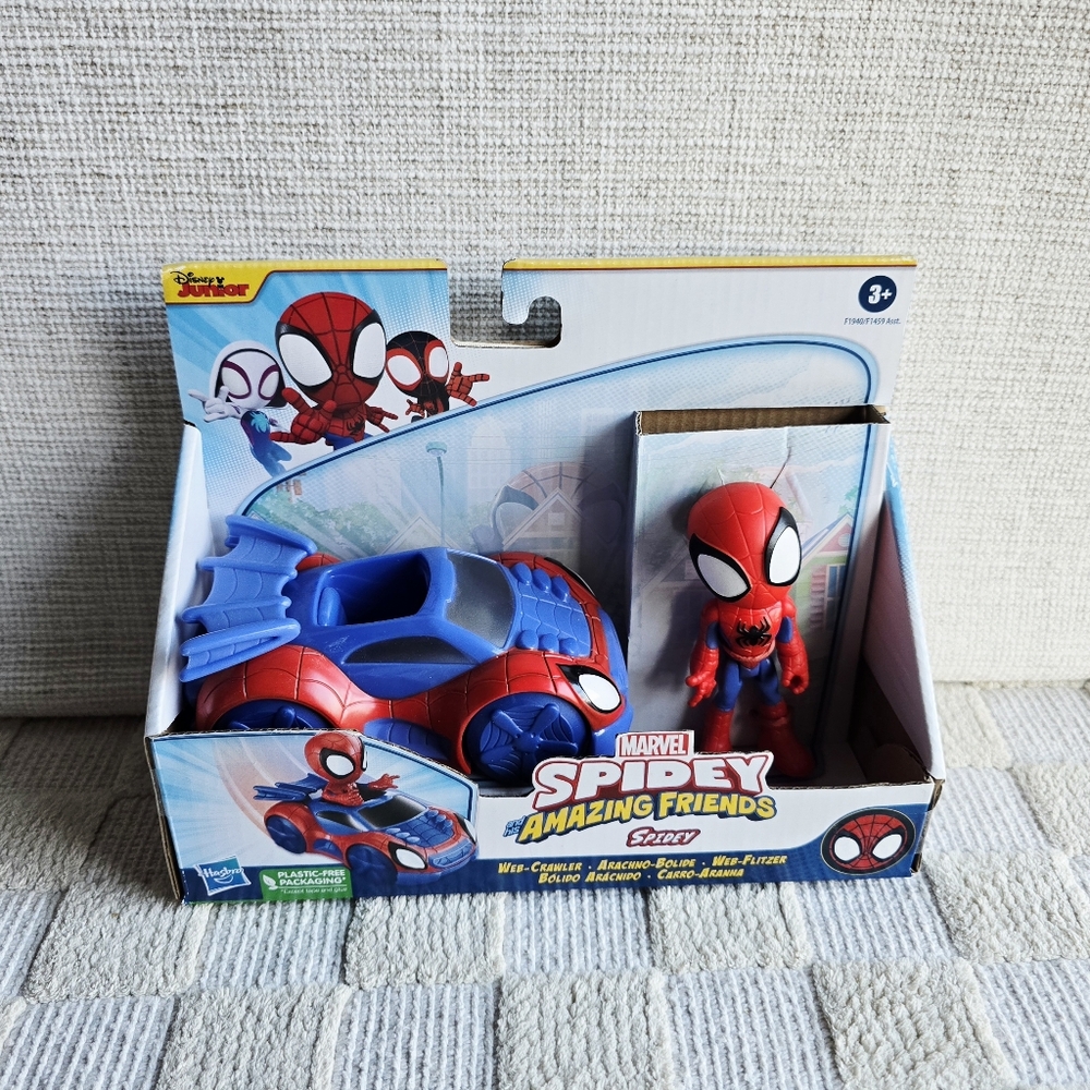 Hasbro Marvel Spidey and his AMAZING FRIEND Action Figure And Car